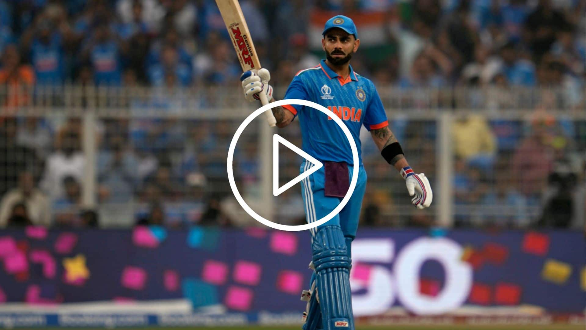 [Watch] Virat Kohli Smashes 'Spectacular' Fifty On His 35th Birthday at Eden